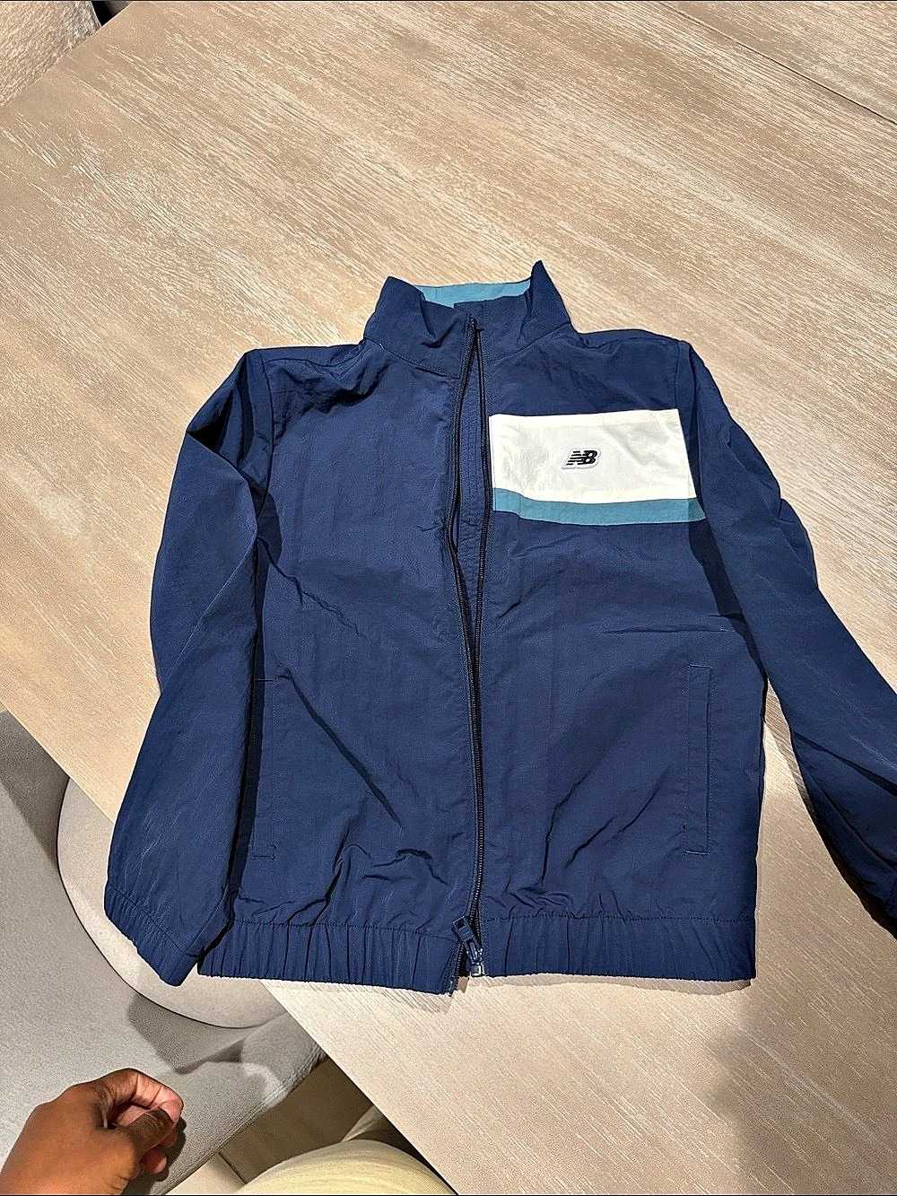 New Balance Boys Size Small Blue Track Set Like New